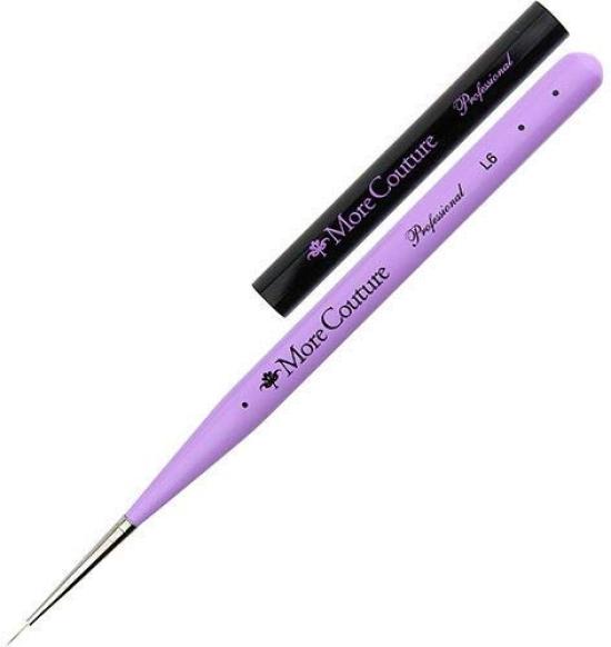 

More Couture MoreGel Gel Brush Liner 6 мм нейлоновый ворс с колпачком