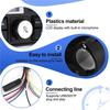 NEW-Motorcycle Audio MP3 Radio Sound System Stereo Speakers Bluetooth Waterproof FM 5 EQ Functions LCD Display USB/SD/TF