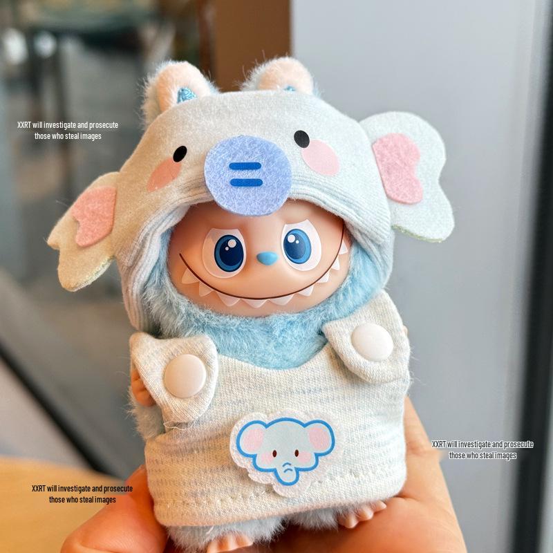 4. Gen Labubu Puppenkleidung 4.0: Heart Code Blind Box Vinylpuppen-Outfit-Zubehör