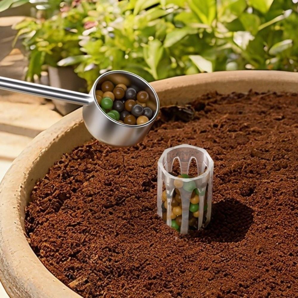 10PCS Plastic Plant Drainage Pipes Transparent Plant Root Ventilation Potted Plants