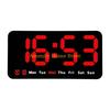 F26C Sophisticated LED Display Wall Clock, Alarm, 8.5Inch Desk Or Wall Hangings Clock