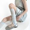 Summer Thin Leg Warmers Breathable Knitted Foot Cover Ballet Style Jk Girls Leg Warmers Solid Color Elastic Long Socks Stockings