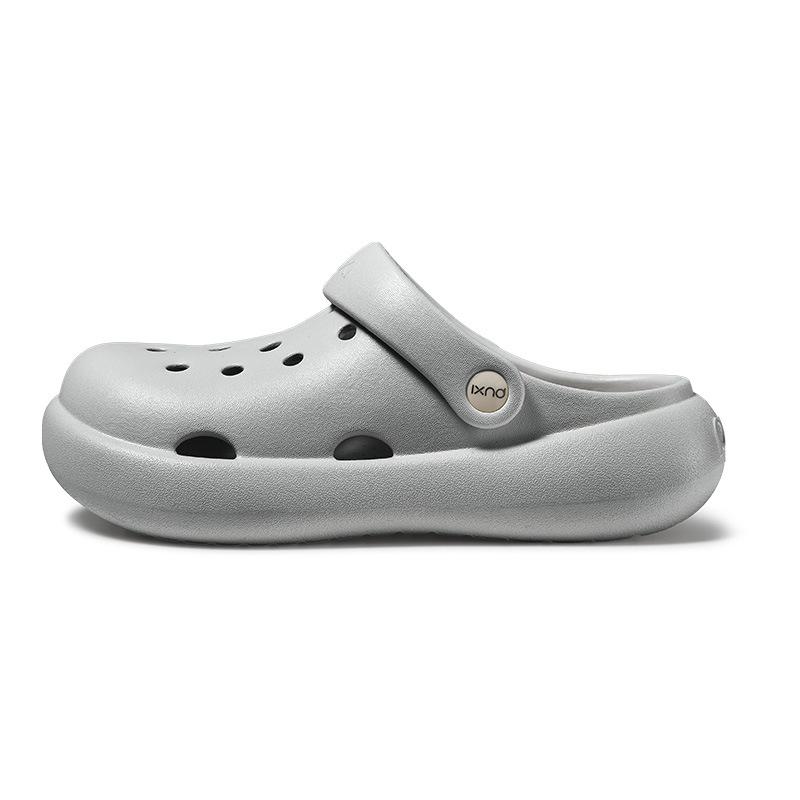 Puxi Unisex Non-Slip Closed-Toe Beach Sandals - Summer Soft Sole Outdoor Slippers 44-45