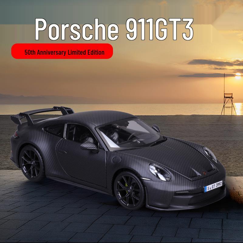 

Bimego 1:18 Porsche 911 GT3 50-летний юбилей Модель из сплава Игрушка Дисплей