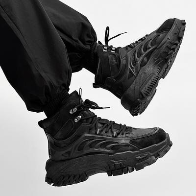 Herfst en Winter Nieuwe Papa Schoenen Heren Mid Top Casual Schoenen