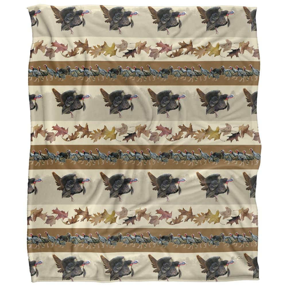 JQ Licensing Silky Autumn Leaf Supersoft Blanket