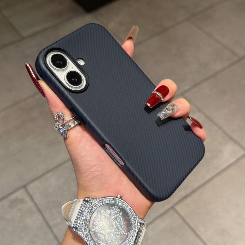 iPhone 16/15 Pro Max Magnetic Carbon Fiber Drop-Proof Case iPhone 13 Pro Max