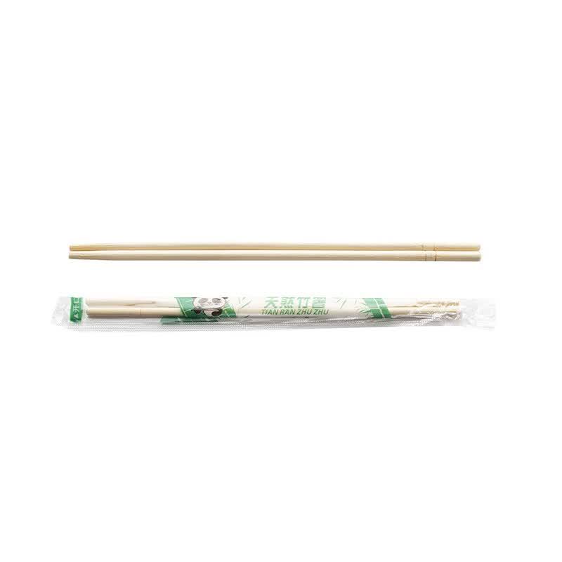Individually Wrapped Disposable Round Bamboo Chopsticks