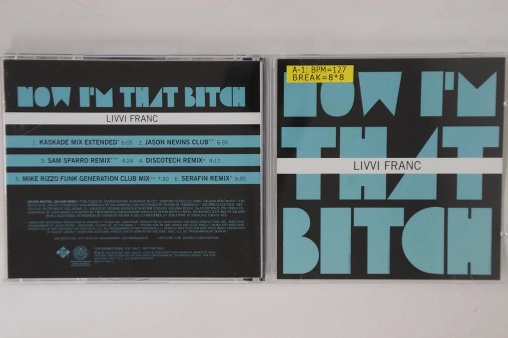 CD LIVVI FRANC - Now Im That Bitch 88697531812 JIVE 2009 US Dance & Electronica Used