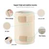 Adjustable Thigh Compression Sleeve & Leg Guard for Sports and Running - Skin Tone