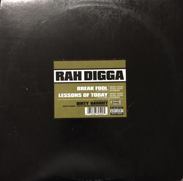 12inch Record RAH DIGGA - Break Fool / Lessons Of Today 067059 Elektra 2000 US Rap & Hip-Hop/R&B Used