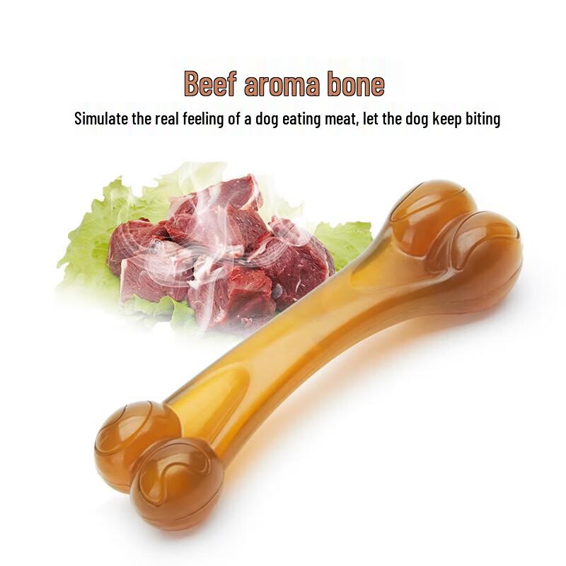 EETOYS Durable Arched Bone Dog Chew Toy