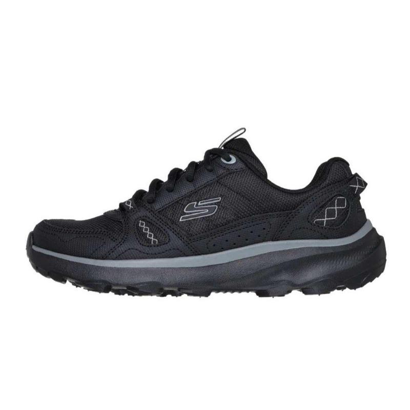 Skechers Ridge Oak Gateway Trail Women Low Casual Shoes Black 180233-BBK 36.5