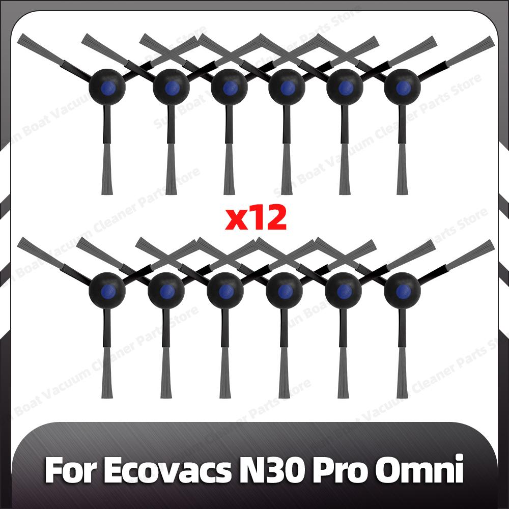 Compatible for Ecovacs N30 Pro Omni Replacement Main Side Brush Mop Pad Dust Bags Spare Parts Accessories