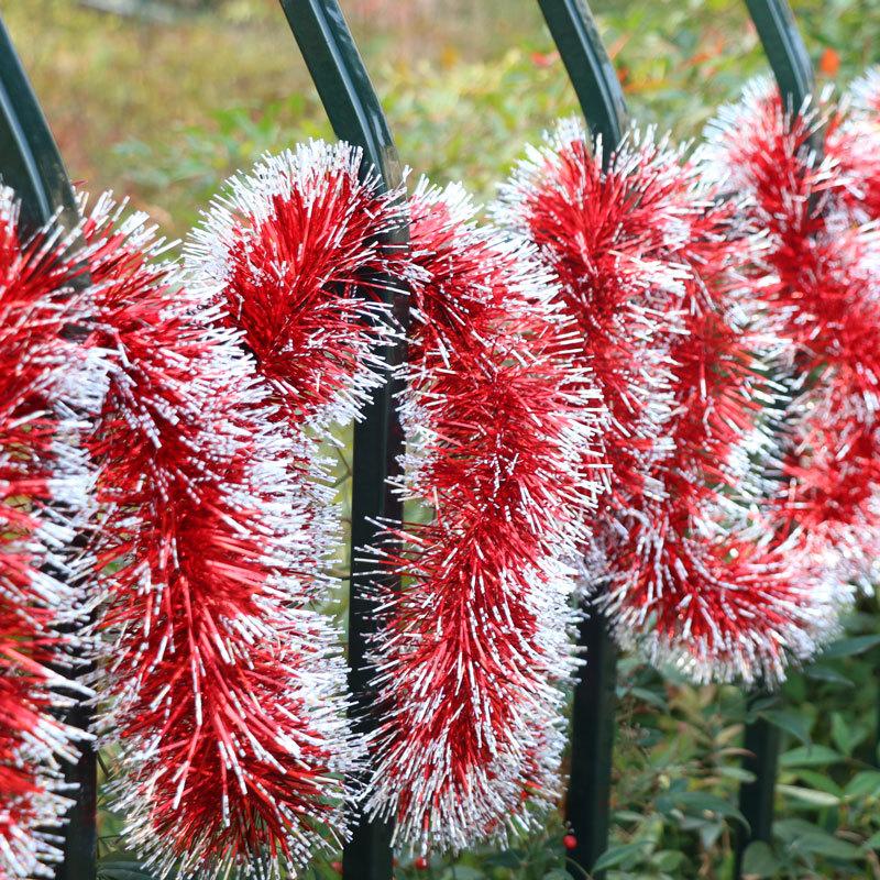 Christmas Garland, Colorful Pull String Decor for Xmas Tree, Birthday Party Backdrop, Kindergarten Activity Decoration, Green