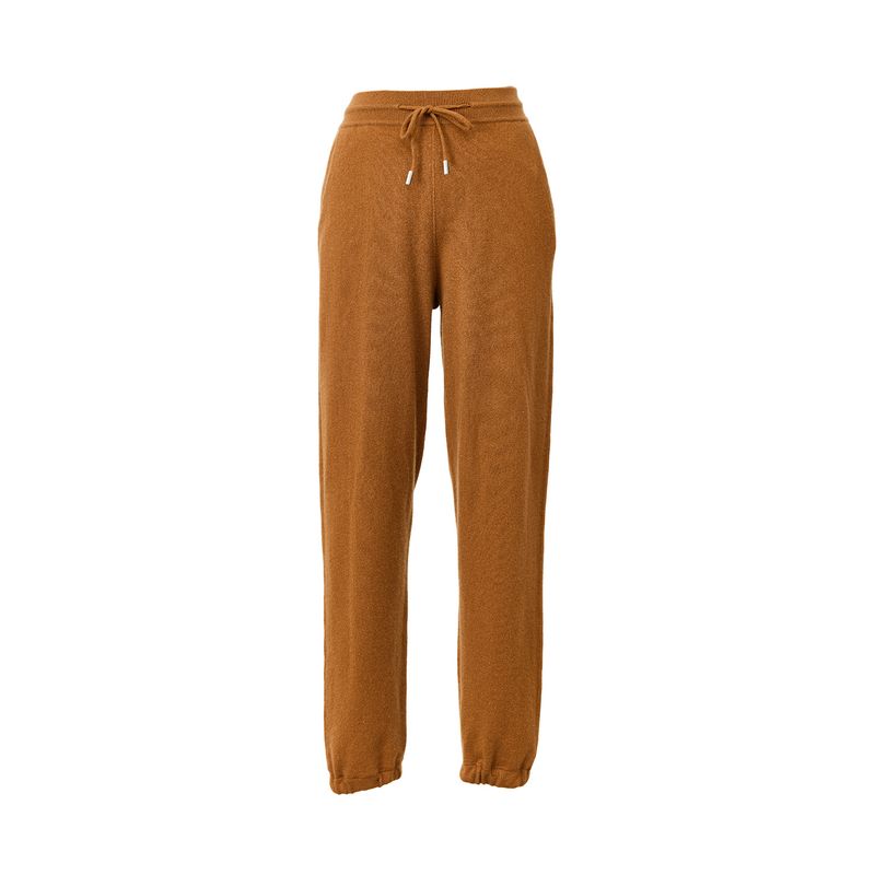 

Blacknini Yin Huafu Cashmere Set Thickened Conseini All Cashmere Hood Knit cardigan/Trousers Golden Brown-pants 100 Consaini Cashmere XL