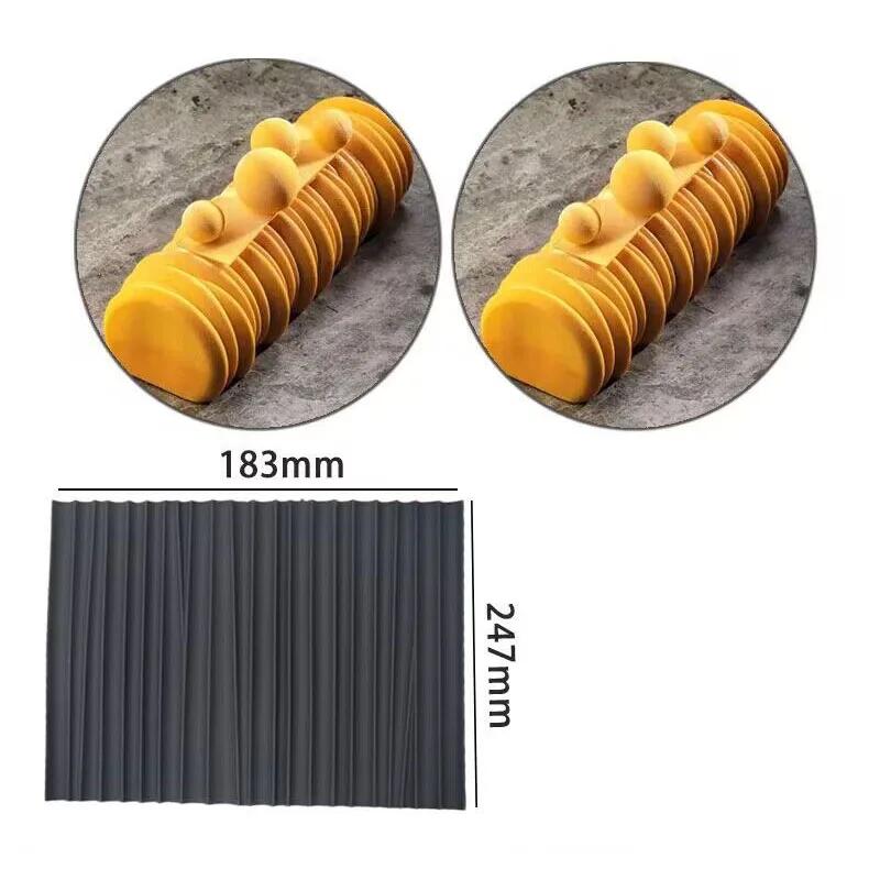 Stampi in Silicone Tronchetto di Natale per Cottura Fondant Mousse Dessert Cioccolato Morbido Decorazioni Pasticceria Strumento