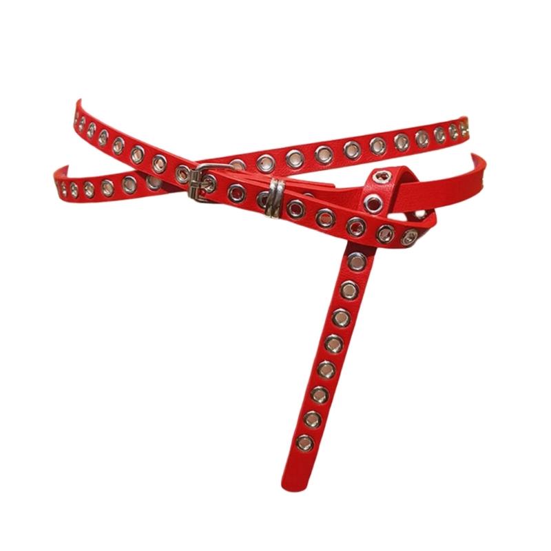 Modifiable Double Cycle Faux leather belt Bind Plan For Men And Women