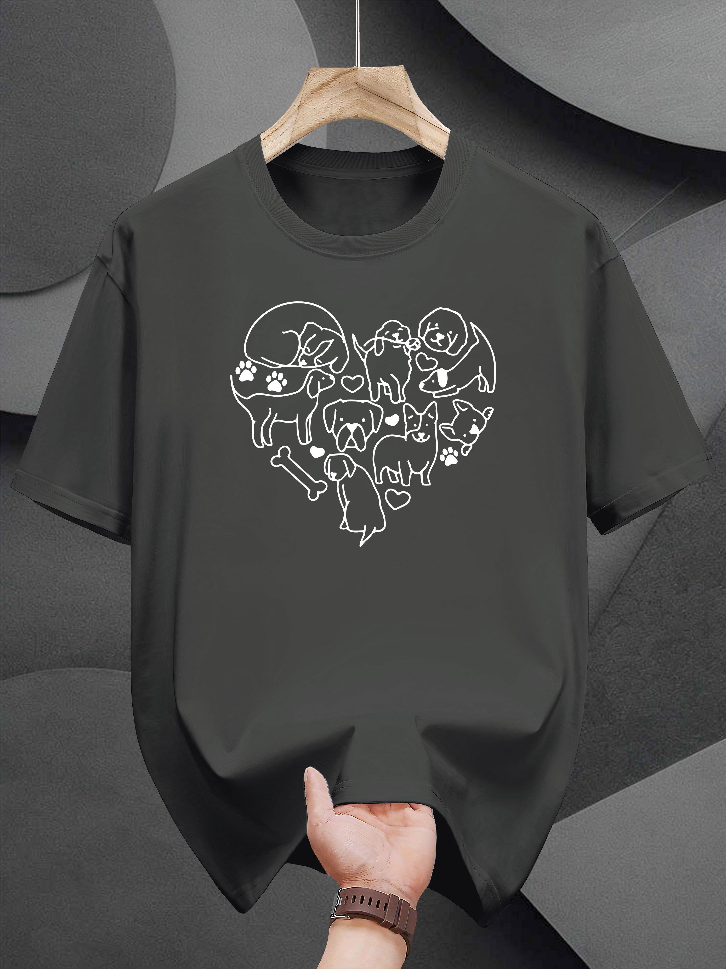 Graphic T-shirt - Casual Summer Tee with Playful Cartoon Bear Design S