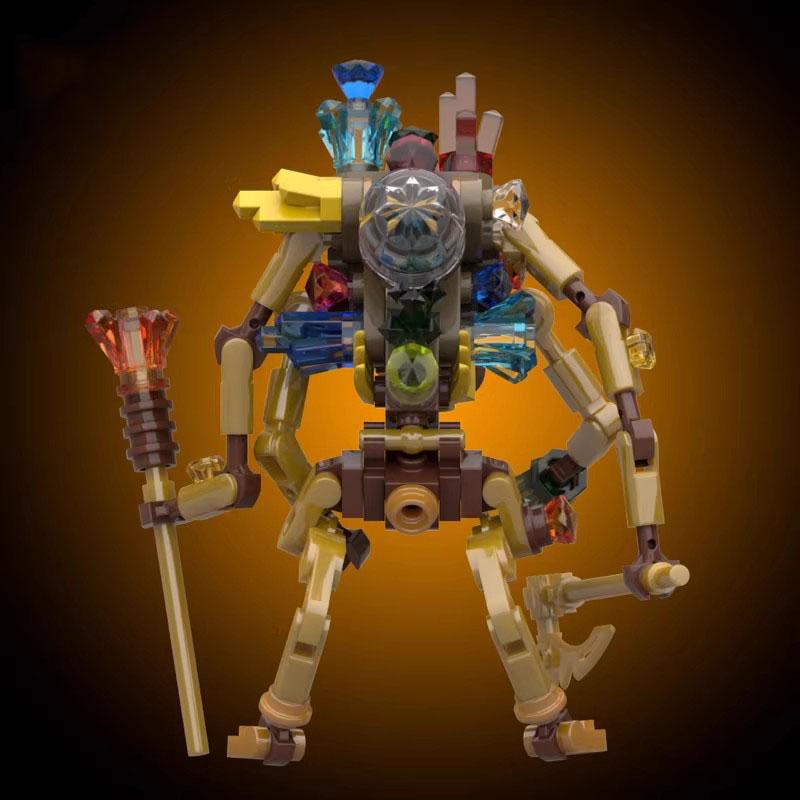 MOC Gem Collector Children's Puzzle Assembly Building Blocks Toy Gift