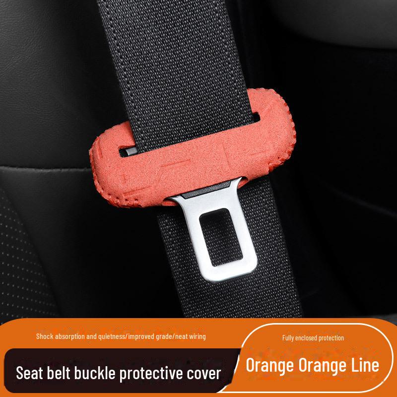 Car Seat Belt Anti-Scratch Noise-Reducing Protective Cover