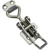 SUS304 Stainless Steel Adjustable Toggle Lock – Cabinet Door Box Handle Latch – 95/125/170mm, Heavy Duty, Quick Snap-Lock