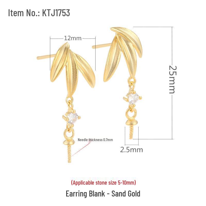 

Chinese Bamboo Leaf Pearl Earrings with Tassels and Emerald Accents 925 Silver