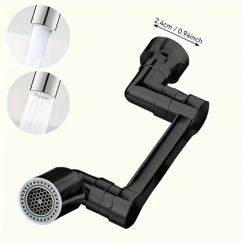 1pc1440° Copper Alloy Universal Swivel Faucet Spray Head,Compatible with Extension Faucets, Aerator Spouts,Wash Basin Robot Arm Faucet Extenders
