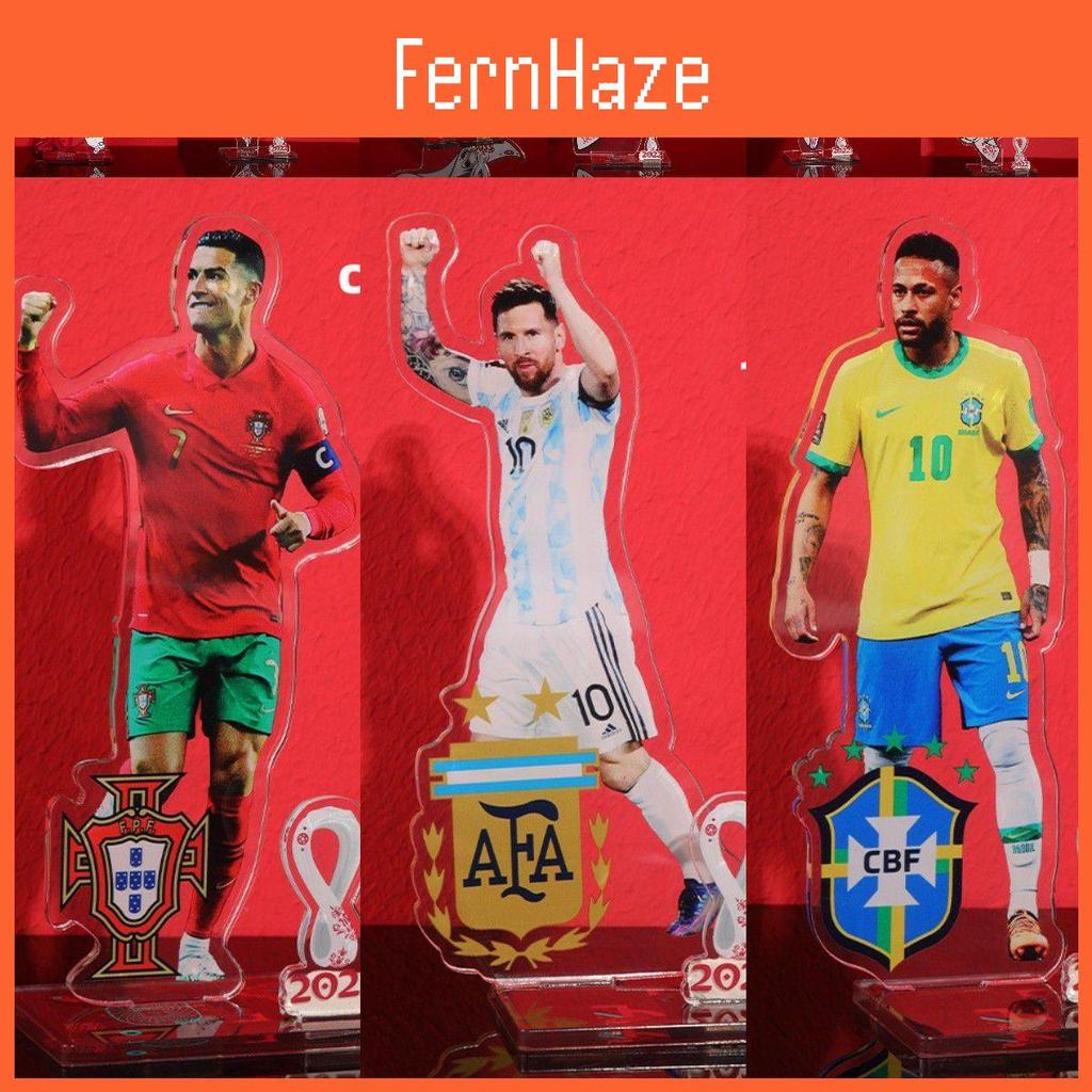 Handgefertigtes Acrylspielzeug mit Fußballstar-Maskottchen-Logos für Fans und Sammler