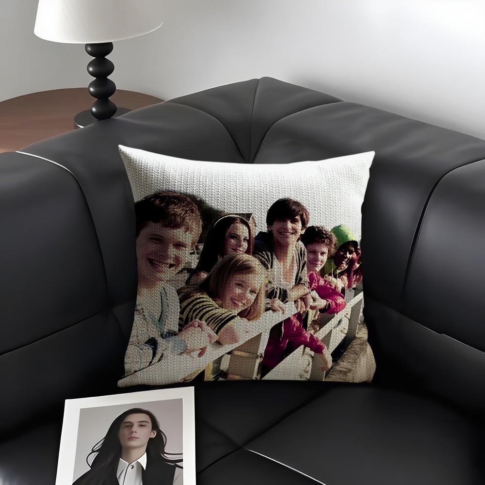 S-Skins Generation Tv Series Cushion Cover Natural Linen Organic Fabric Double-Sided Printing Sofa Home Decor Gift Pillow Case