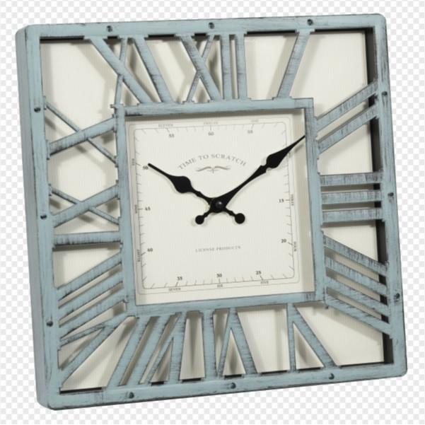 Wall Clock 12 Inches Retro Roman Numeral Silent Movement Straight Hair Clock Retro Style Wall Clock