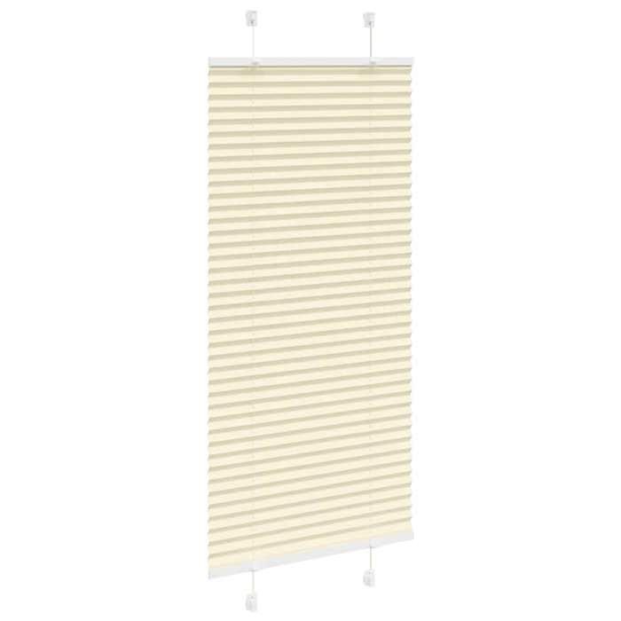 VidaXL Store Plissé Crème 55x150 Cm Largeur Du Tissu 54,4 Cm Polyester, Window Pleated Blind, Accordion Blind, Blind 4015287
