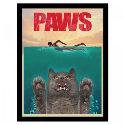 Vincent Hie Paws Framed Poster