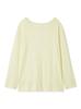Gelato Pique Sheer Pullover PWCT252357 YEL F Women's