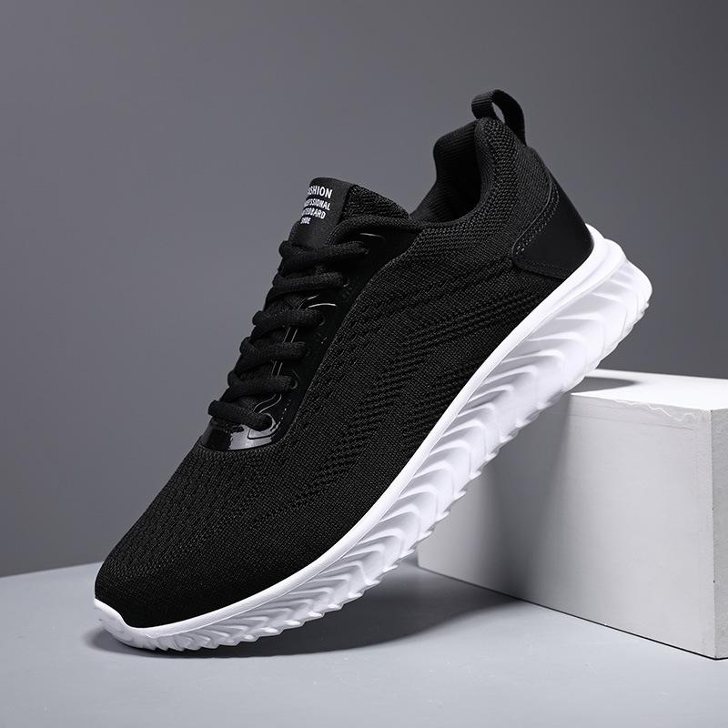 Herren Sportschuhe Frühling und Herbst Fly-Knit Schuhe Mode Freizeit Laufschuhe Herrenschuhe