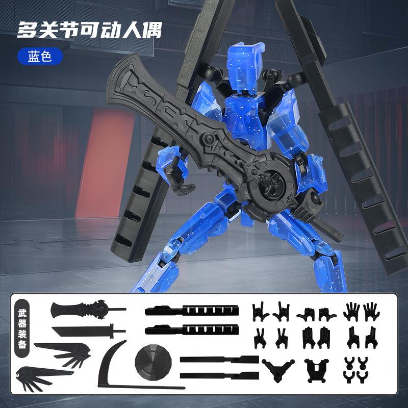 Generation 5 Dummy Statue Model Lucky Figure 13 Joints Movable Robot Creative DIY Assembled Toy Kids Stress Relief Action Figure