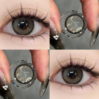 2PCS Color Contact Lenses Myopia Natural Soft Contact Lens 1 Year Use Contact Lens Cosmetic