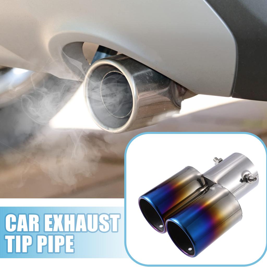 A ABSOPRO Muffler Cutter, Muffler, Exhaust Pipe, Exhaust Pipe, Double Outlet, General Purpose, For