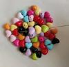 500g/lot Mixed Color Love Heart Shape Acrylic Beads Loose Spacer for Jewelry Making Pendant Earrings Bracelet DIY Accessories