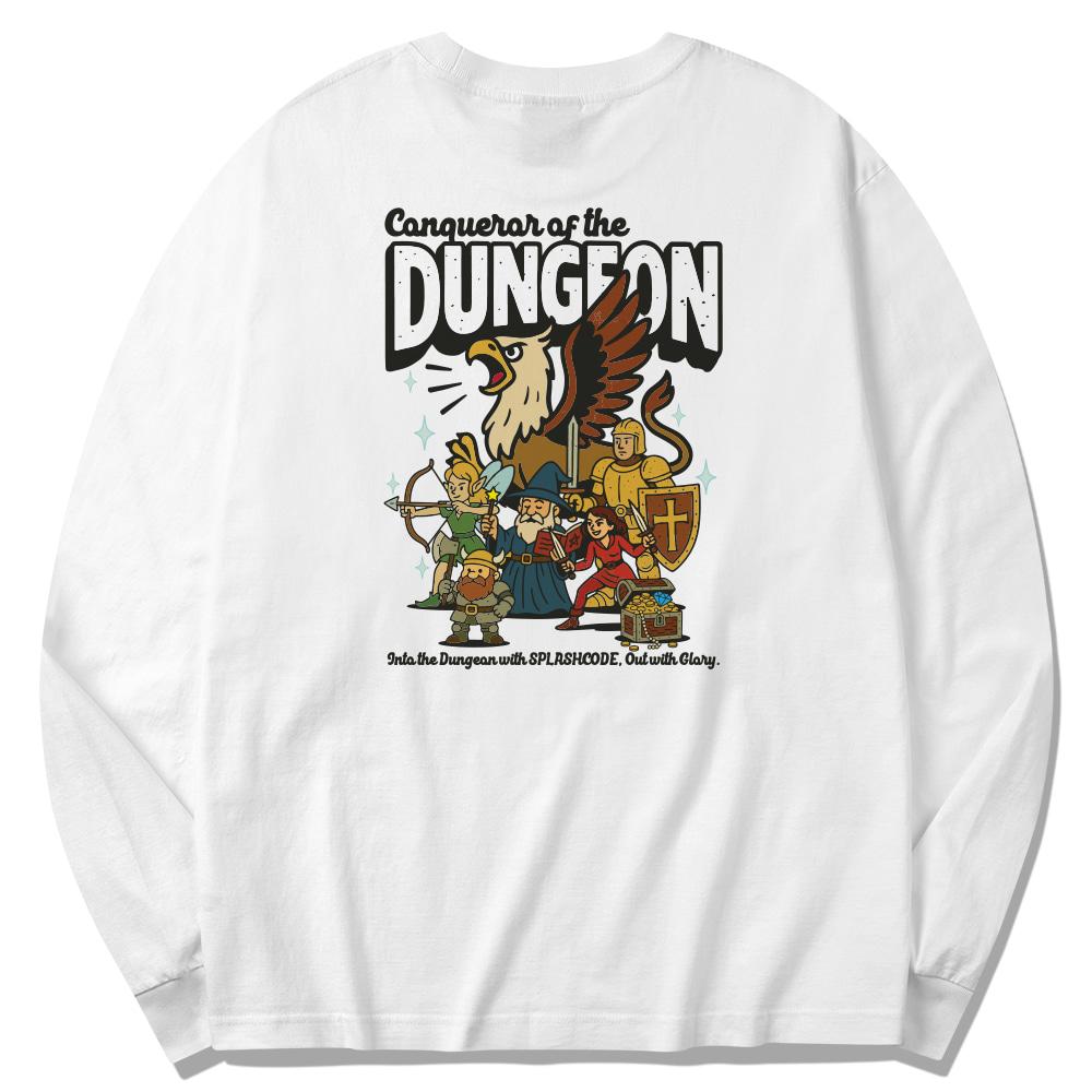 Seupeullaesikodeu Long Sleeve White - Dungeon Conqueror