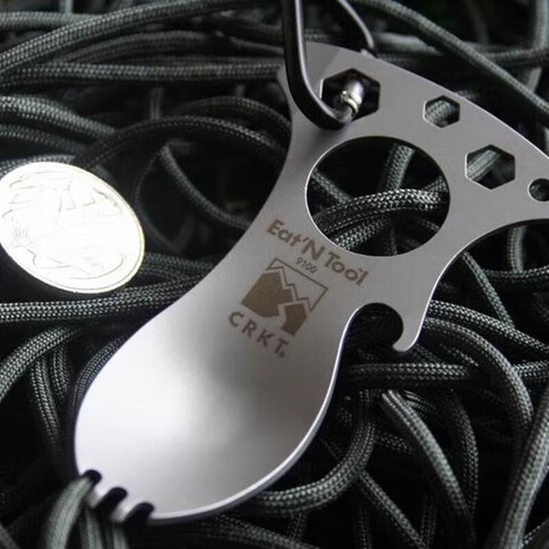 Jun Kaiwei Outdoor Multi-Tool Spoon Fork Bottle Opener Wrench