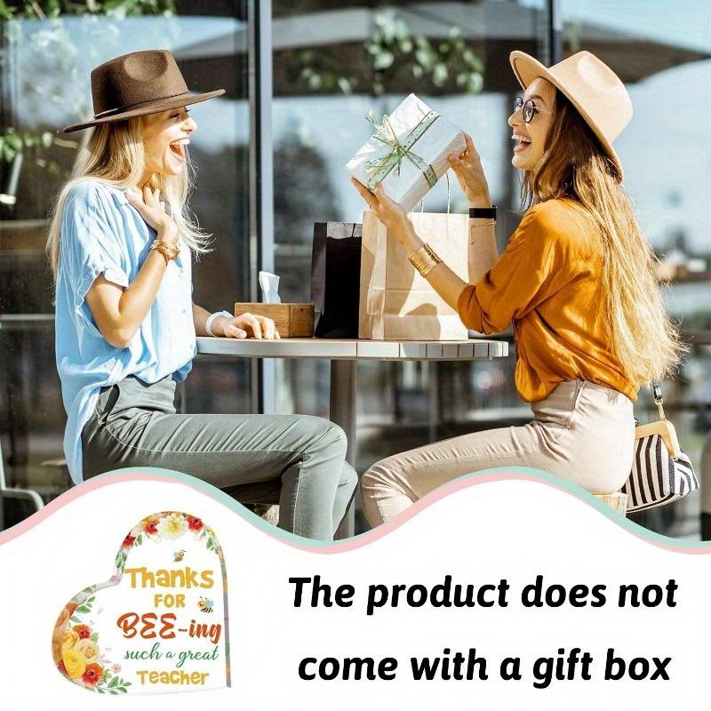 Thank You Acrylic Heart - Inspirational Appreciation Gift for Professionals & Mentors