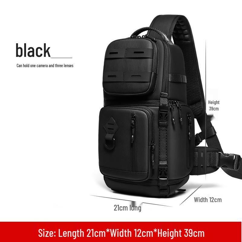 

Сумка кроссбоди для зеркальной камеры для беззеркальной камеры Fuji: Хранение объективов для уличной фотографии 15 inch чёрный