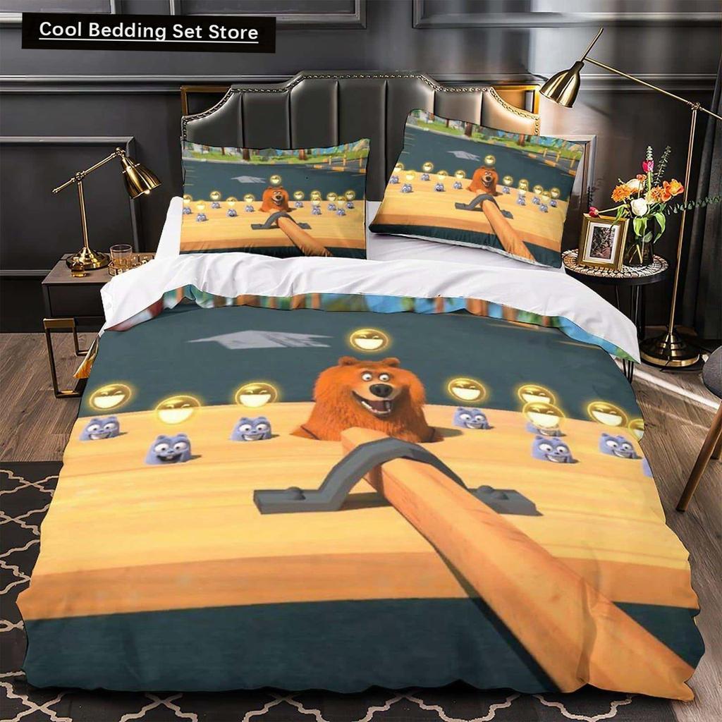 3D Printed Anime Grizzy and the Lemmings Bedding Set Single Twin Full Queen King Size Bed Set Adult Kid Bedroom Duvet Cover Sets