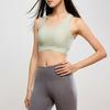 Anta Yoga Integrated Running Shockproof Training Fitness Vest Women Tops Light-Mulberry-Green 962337104-8