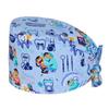 Unisex All-Cotton Printed Surgical Cap for Medical and Food Services