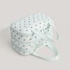 Three Layer Partition Handheld Makeup Bag Polka Dot Toiletry Bag Travel Storage Bag  Business