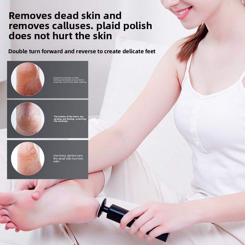 Electric Pedicure Household Automatic Foot Grinding, Rechargeable Foot Skin Removal, Dead Skin Callus Knife, Foot Trimmer, Foot Grinding Artifact
