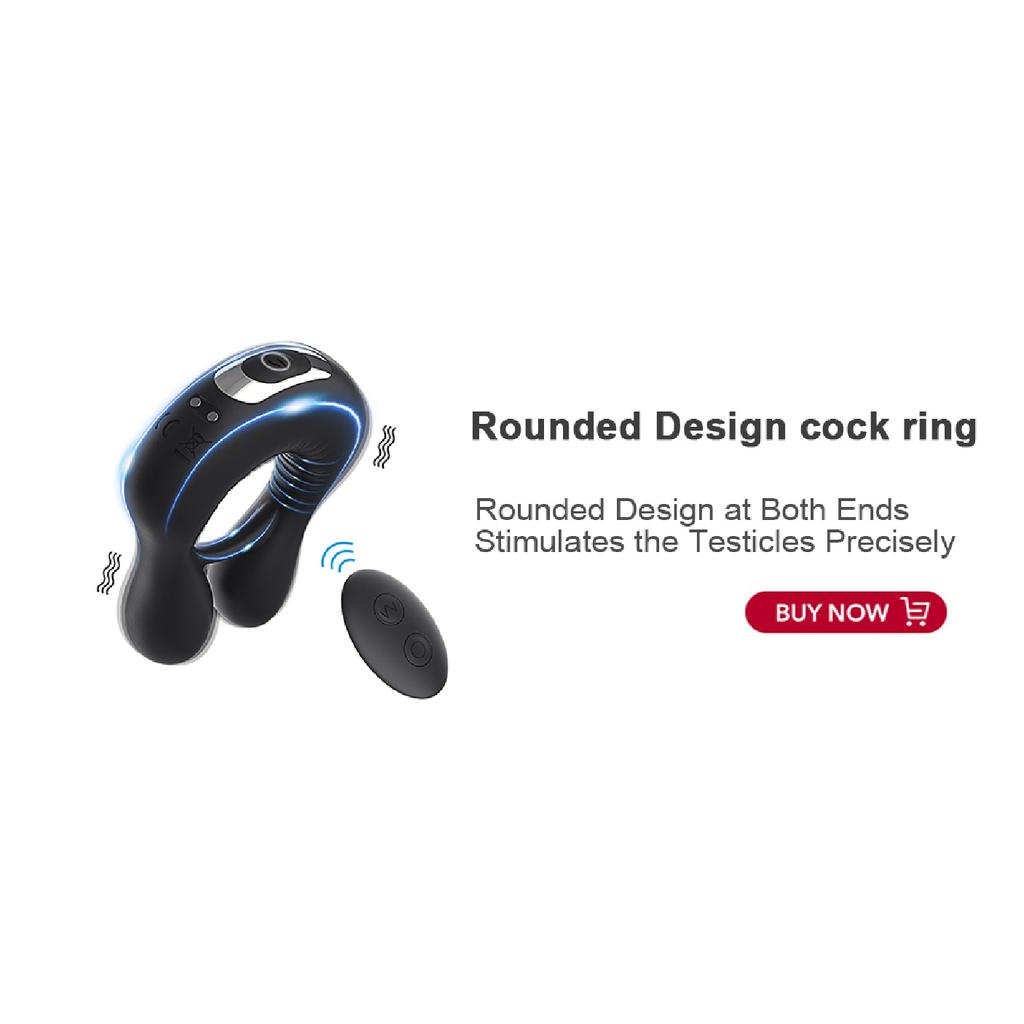 Vibrating Cock Ring for Men Ejaculation Delay Men Penis Ring Chastity Cage Clitoris Stimulator Adult Supplies Sex Toy for