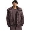 Li Ning X Jackie Chan Collaboration Kung Fu Series Hooded Zipper Solid Color Loose Down Jacket Men Outerwear AYMV303-5